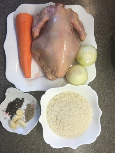 "Нежный плов с курицей" - Шаг 1