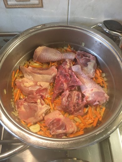 "Нежный плов с курицей" - Шаг 8