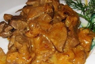 Тушеное мясо с грибами по-славянски