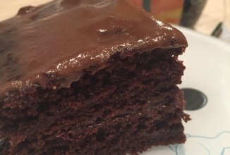 Идеальный шоколадный торт в шоколадной глазури