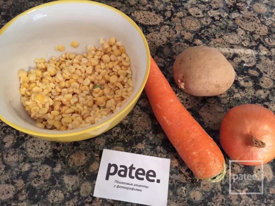 Постный гороховый суп - Шаг 1