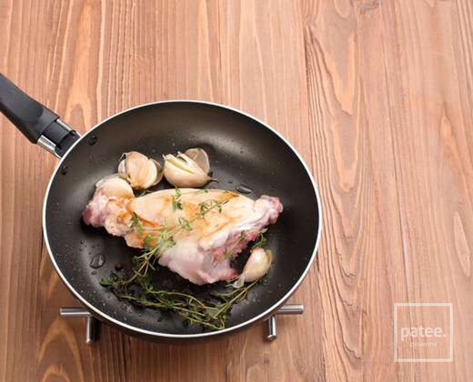 Кролик с белыми грибами - Шаг 2