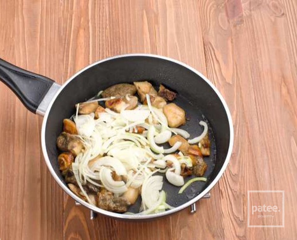 Кролик с белыми грибами - Шаг 5