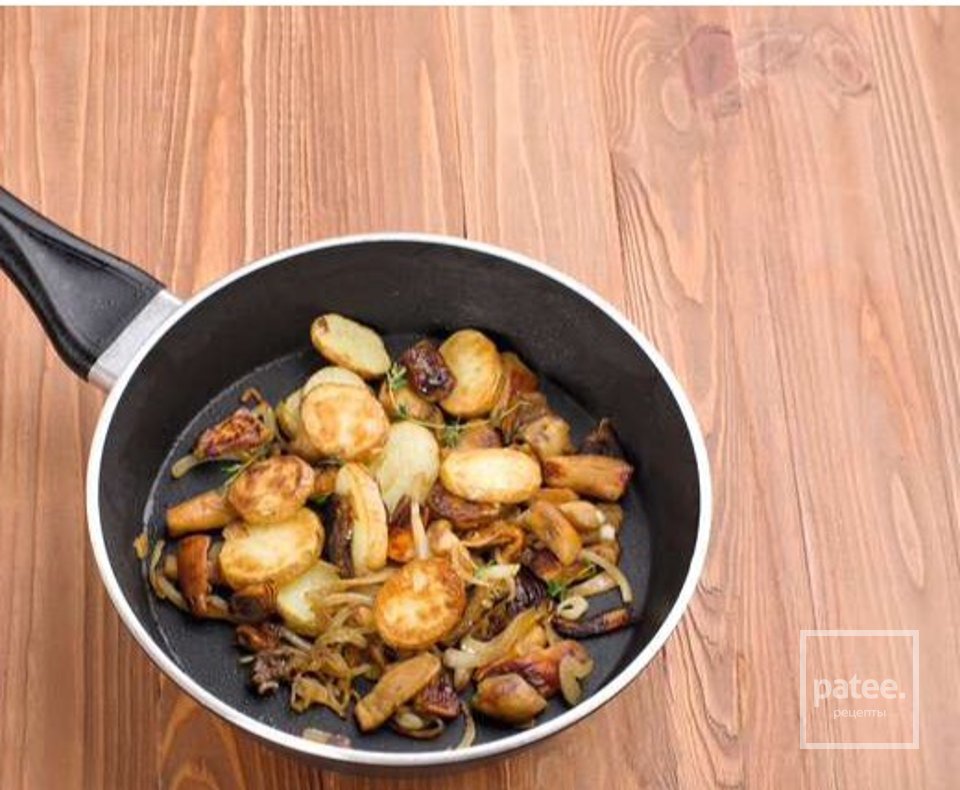 Кролик с белыми грибами - Шаг 6