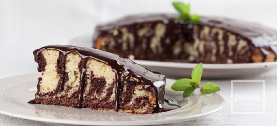 Торт зебра - Шаг 1