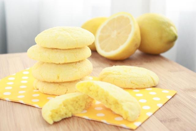Мягкое домашнее лимонное печенье