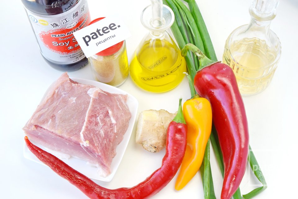 Свинина по-сычуаньски - Шаг 1