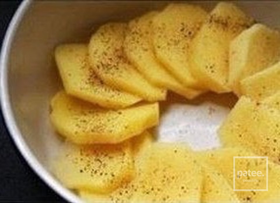 Картофель, запеченный в сливках с сыром - Шаг 2