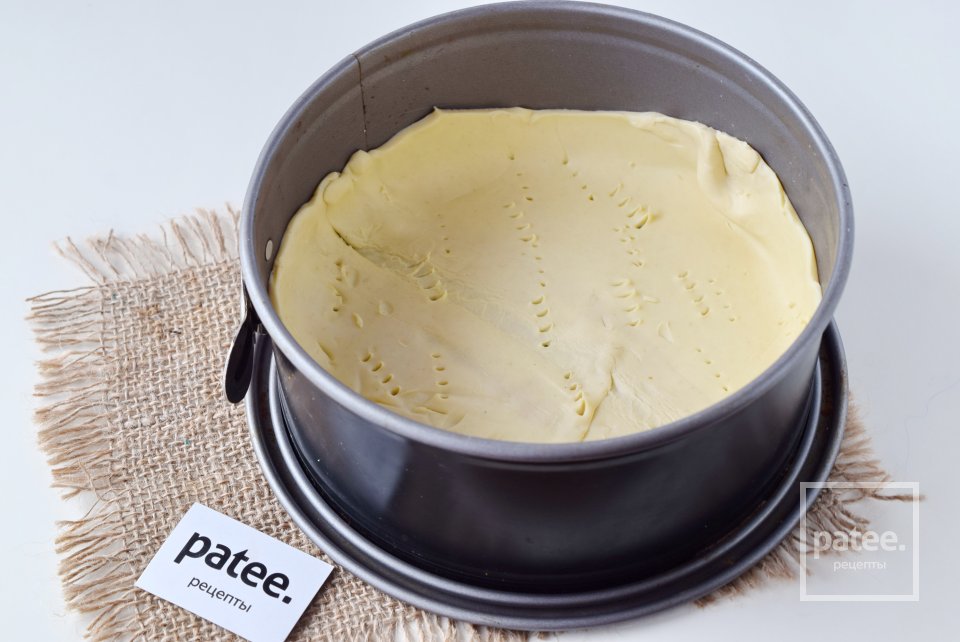 Киш с лососем и брокколи - Шаг 2