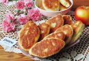 Пирожки с яблоками на творожном тесте