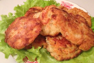 Капустные оладьи