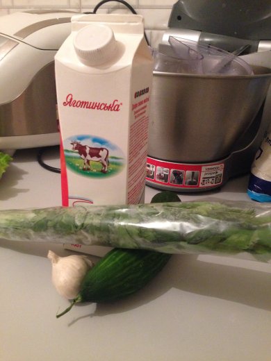 Соус на кефире - Шаг 1