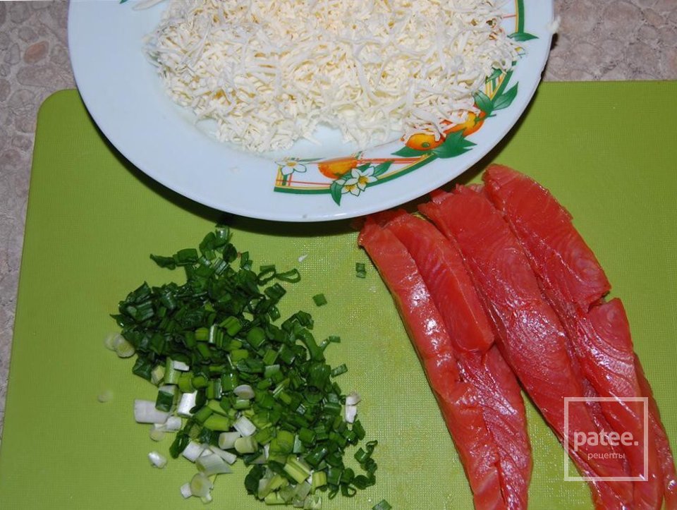 Блинчики с сёмгой - Шаг 4