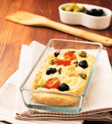 Фокачча с помидорами, оливками и маслинами - Шаг 12