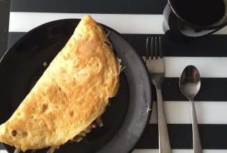 Пп омлет с грибами