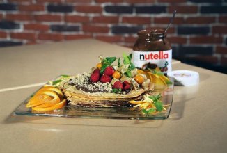 Блинный торт с Nutella