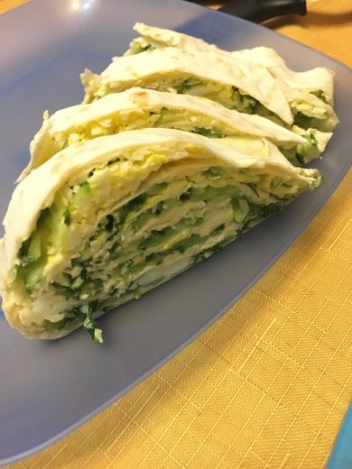 Рулетик с зеленью - Шаг 7