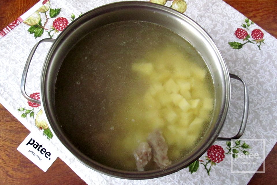 Суп из говядины и клёцками с укропом - Шаг 4