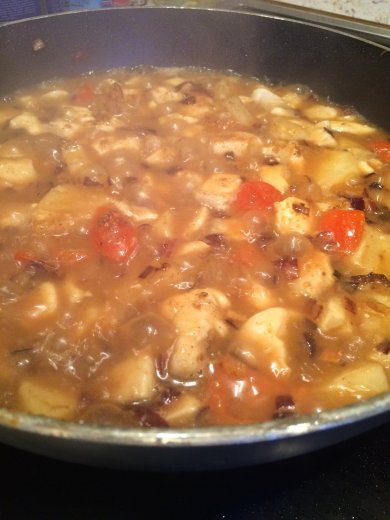 Курица с ананасами - Шаг 8