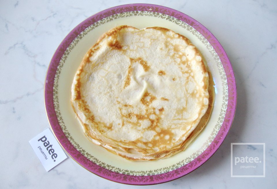 Куриный рулет с блинами - Шаг 4