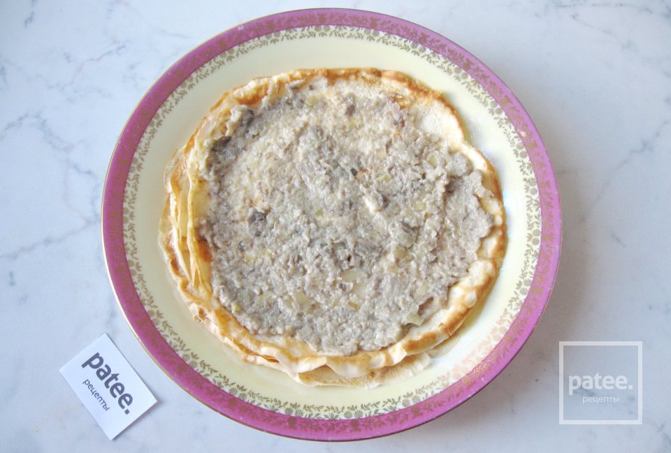 Куриный рулет с блинами - Шаг 10