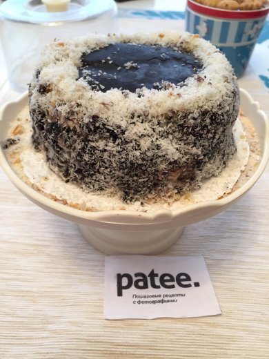 Торт "Баунти" без выпекания - Шаг 5