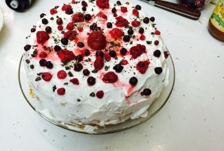 Бисквитный торт с очень вкусным кремом