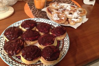 2а вида популярных пончиков