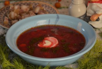 Борщ из свеклы - самый красный!