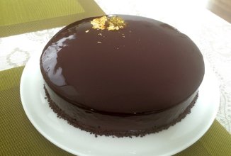 Зеркальная шоколадная глазурь