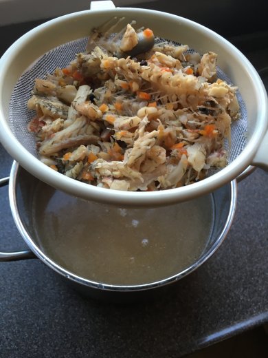 "Янтарная " рыбная чорба - Шаг 2