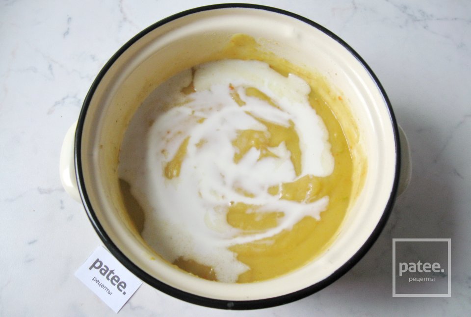 Картофельный суп-пюре с чесночными фрикадельками - Шаг 18