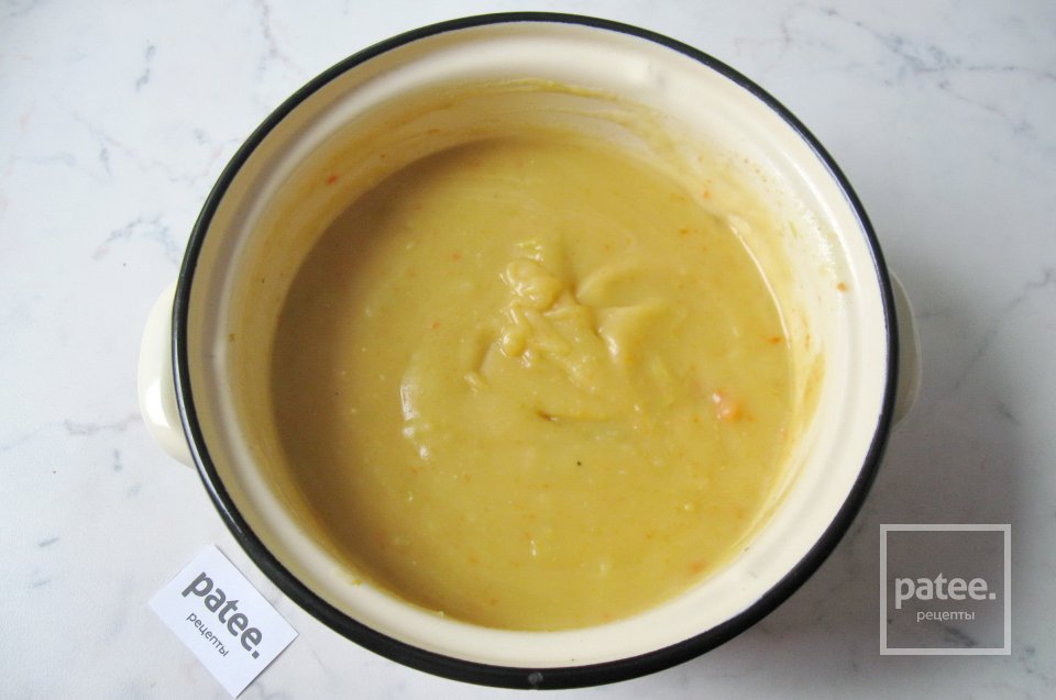 Картофельный суп-пюре с чесночными фрикадельками - Шаг 19
