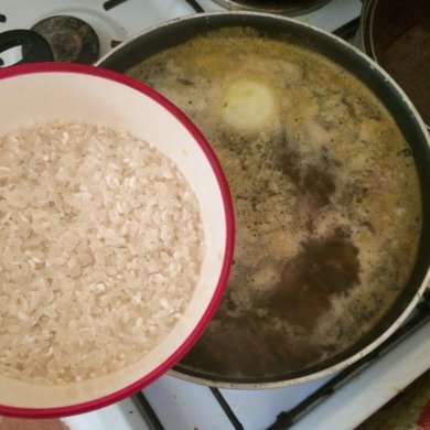 Рисовый суп с фрикадельками - Шаг 4
