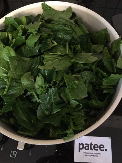Тортилья со шпинатом - Шаг 1