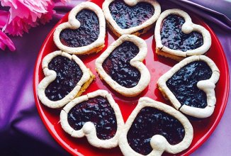 Пирожное "Валентинки"