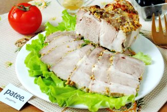 Буженина с дижонской горчицей и соевым соусом