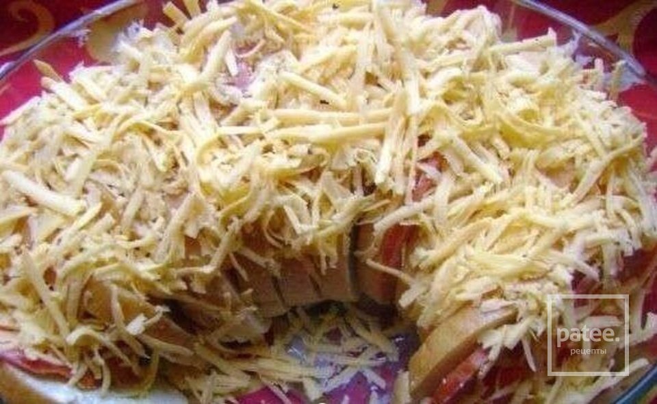 Горячие бутерброды веером - Шаг 4