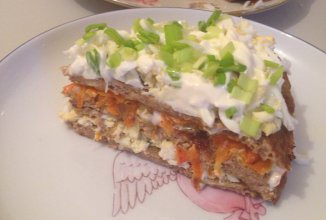 Печеночный тортик