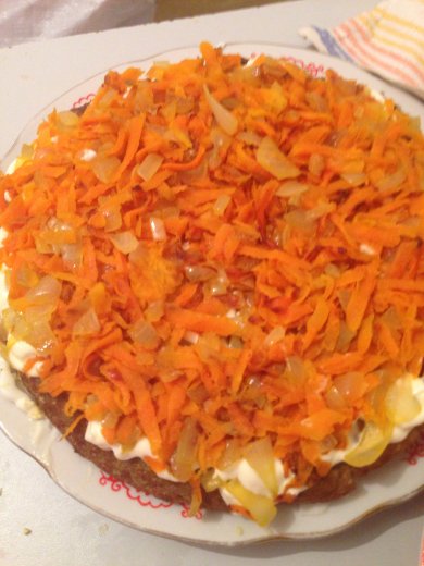 Печеночный тортик - Шаг 5