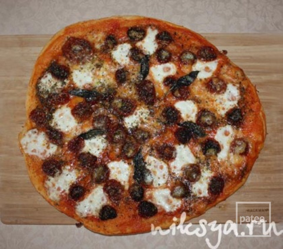 Пицца с вялеными томатами - Шаг 4