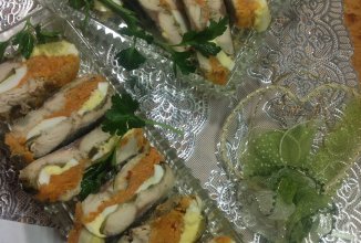 Рулет из скумбрии