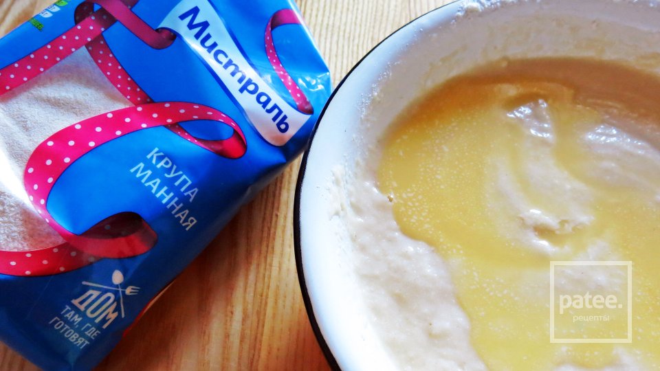 Торт-манник с ягодами - Шаг 2