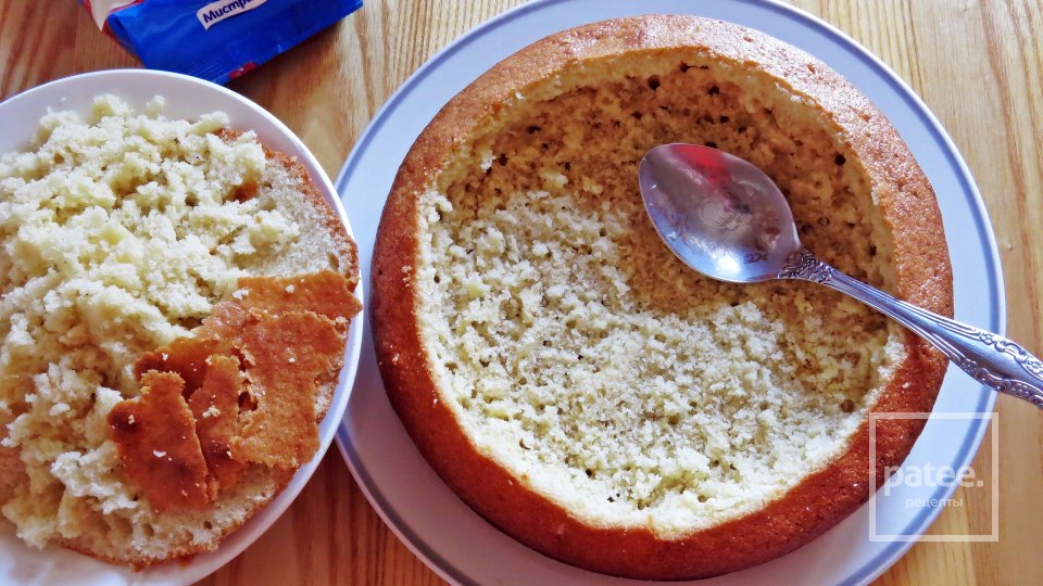 Торт-манник с ягодами - Шаг 7