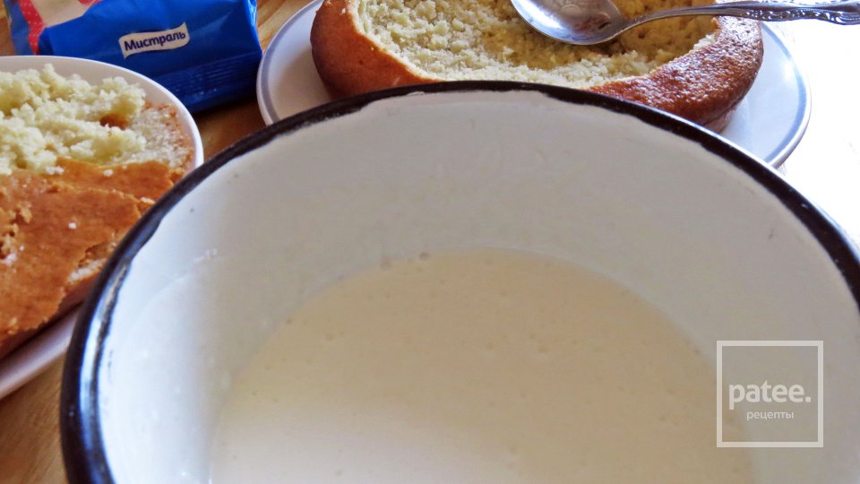 Торт-манник с ягодами - Шаг 8