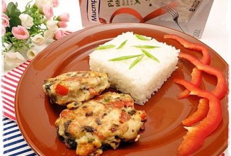 Сочные куриные котлеты с рисом "Индика" за 20мин