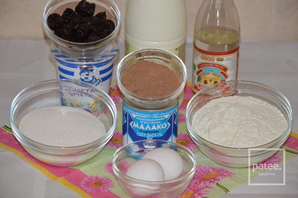 Торт "Графские развалины" с черносливом - Шаг 1