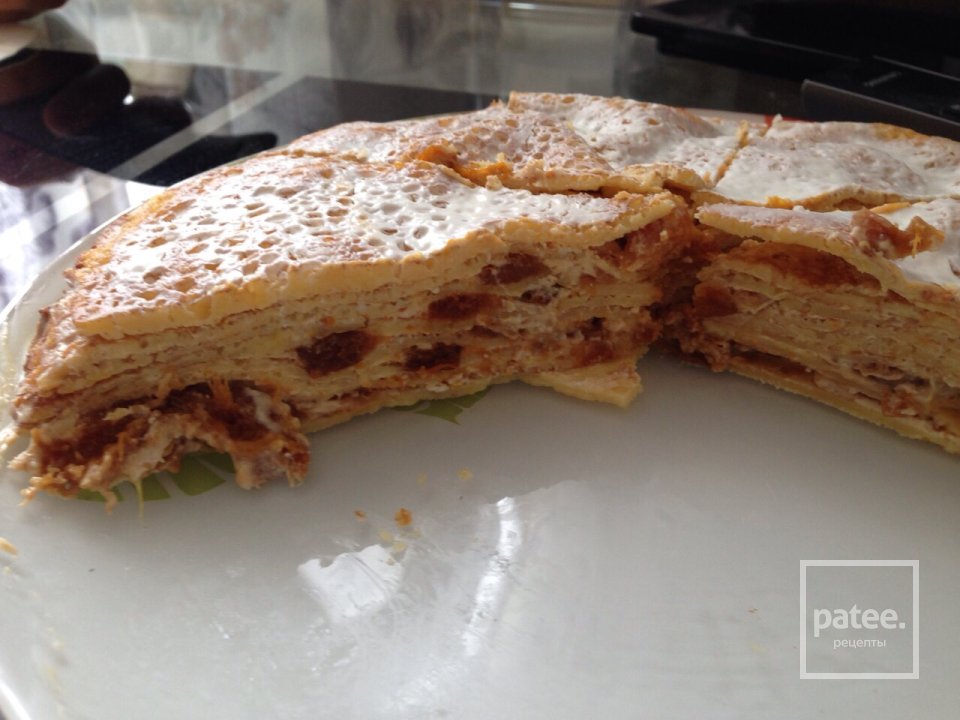 Обалденный блинный торт без сахара - Шаг 3