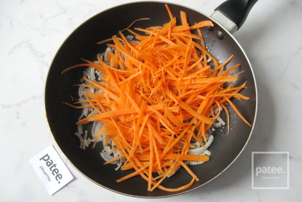 Шампиньоны с морковью по-корейски - Шаг 8