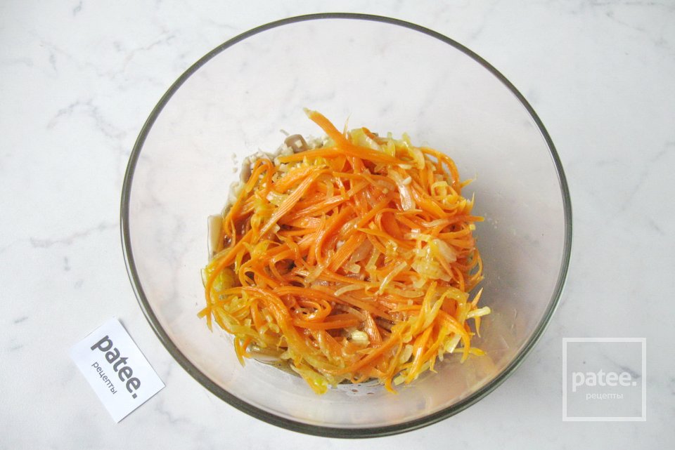 Шампиньоны с морковью по-корейски - Шаг 15